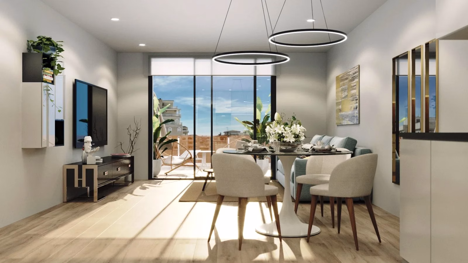 Ref: WV2375 — TORREVIEJA – Modern New Build Apartments with 2, 3 or 4 Bedrooms, comm. Pool, Gym, Sauna. | White Villas in Spain WhiteVillasInSpain17 4