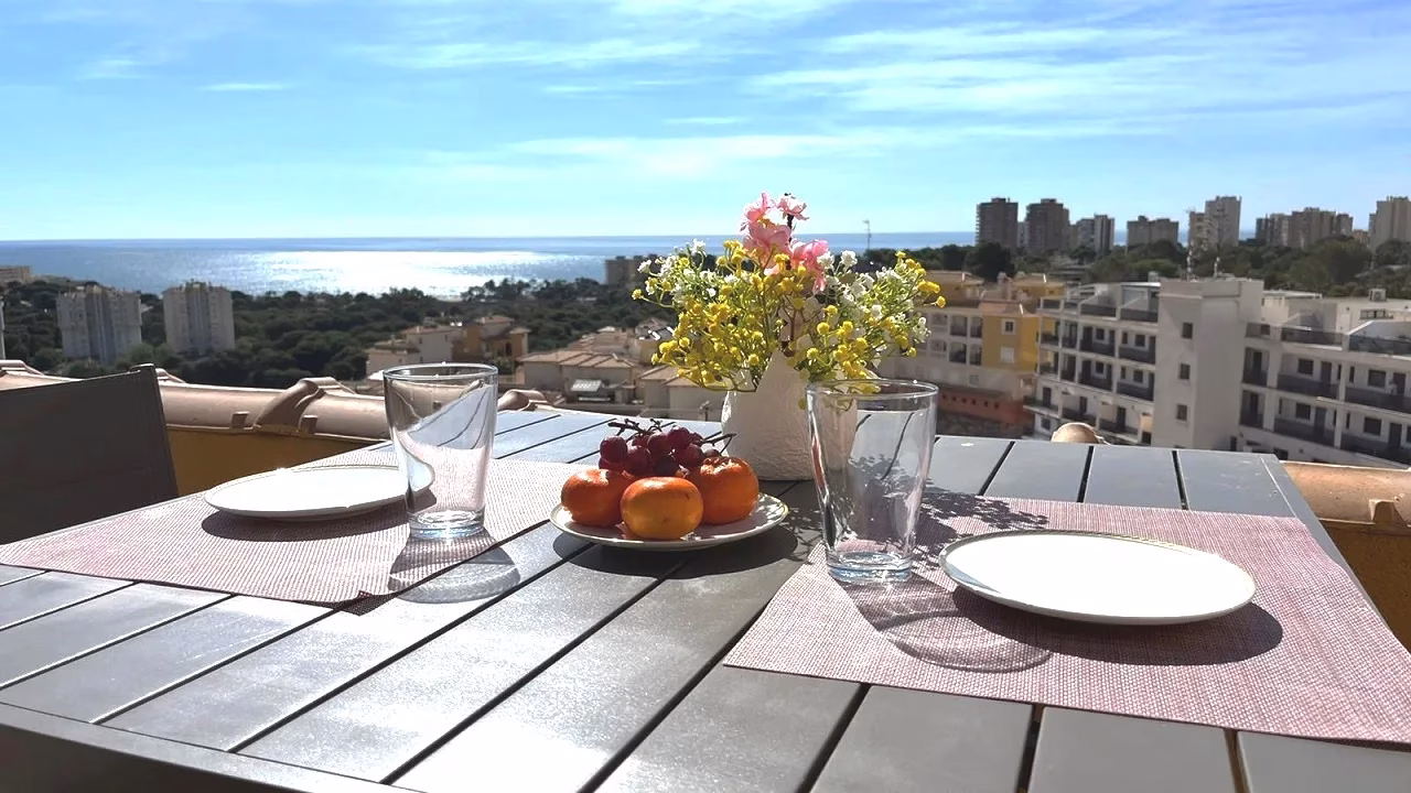 Ref: WV2107 — CAMPOAMOR – 3 Bedrooms Duplex Pent-House with comm. Pool, Garage and Sea Views. | White Villas in Spain WhiteVillasInSpain50 1
