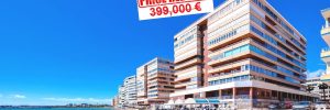 3 Bedrooms Beach Front Apartment on 6th Floor with comm Pool, Garage and Open Sea Views_TORREVIEJA
