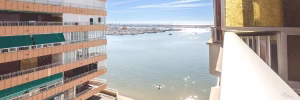 3 Bedrooms Beach front Apartment on 5th Floor with direct Beach access, comm. Pool, Lift Access and Sea Views Terrace_TORREVIEJA