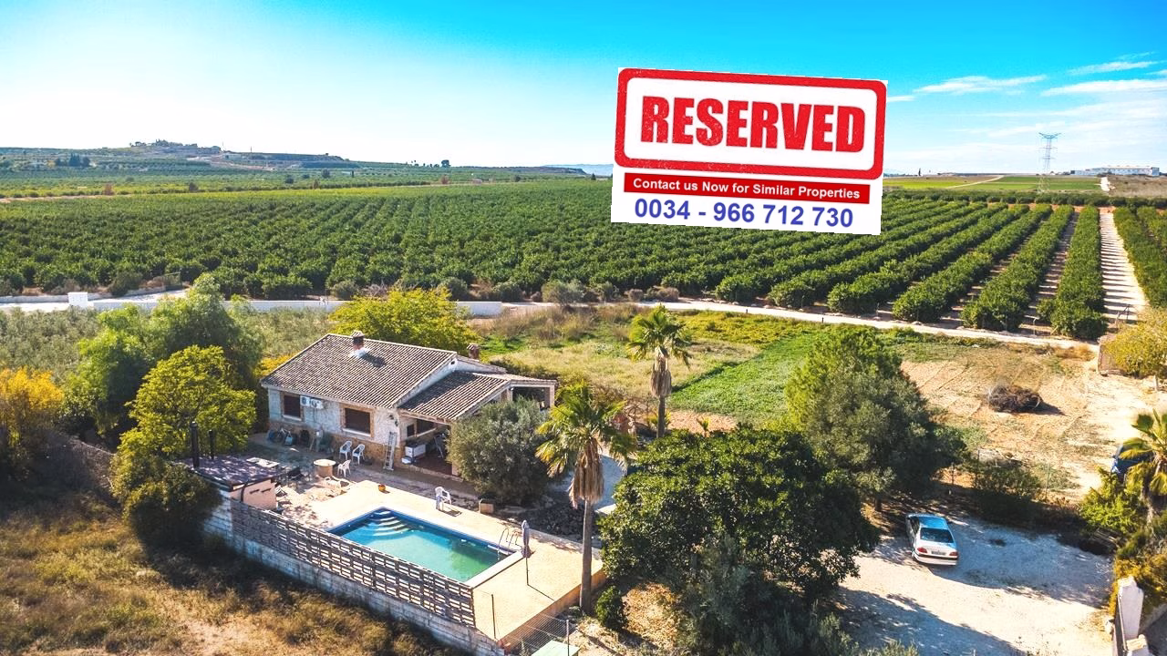 WP832_2 Bedrooms Country House with Pool, BBQ/Kitchen and Vegetable Garden_FORTUNA | White Villas in Spain WP832 RR