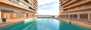 3 Bedrooms Renovated Beach Front Apartment on 7th Floor with comm. Pool and Lift Access_TORREVIEJA