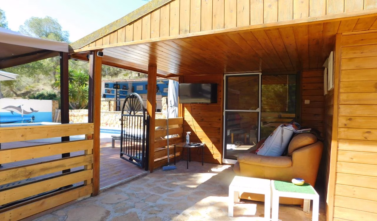 WT0040_2 Bedrooms Wooden Chalet with Pool, Garage and Separate Guest House_TORREMENDO | White Villas in Spain WhiteVillasInSpain15 33