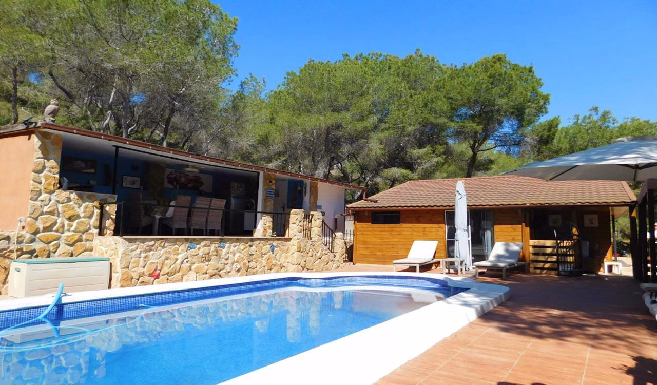 WT0040_2 Bedrooms Wooden Chalet with Pool, Garage and Separate Guest House_TORREMENDO | White Villas in Spain WhiteVillasInSpain24 18