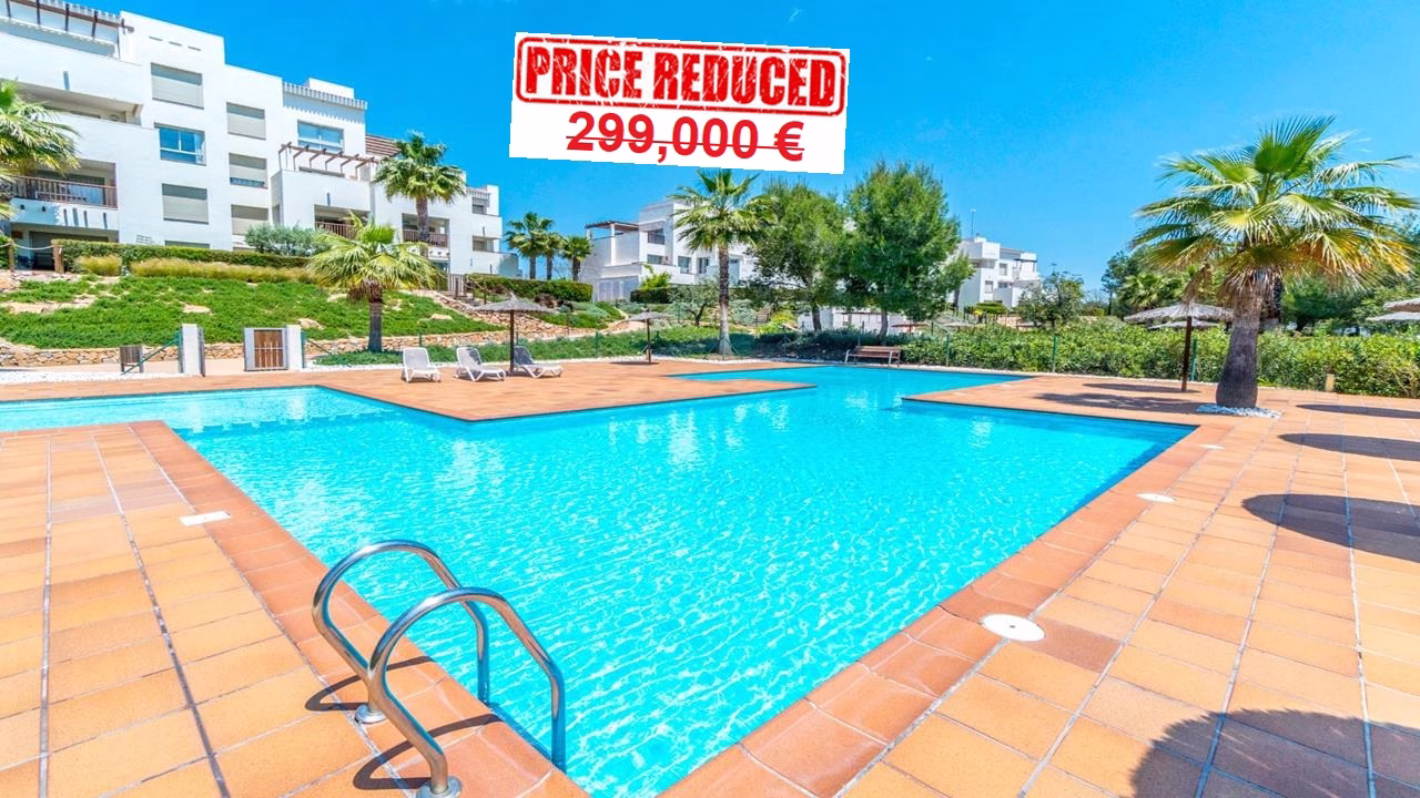 WS5406_2 Bedrooms PentHouse (3rd FL) with comm. Pool, Lift Access, Parking, Storage, Padel and Tennis courts, a Gym and Wellness areas and Sea views Terrace_LAS COLINAS GOLF_ORIHUELA COSTA | White Villas in Spain WS5406 R