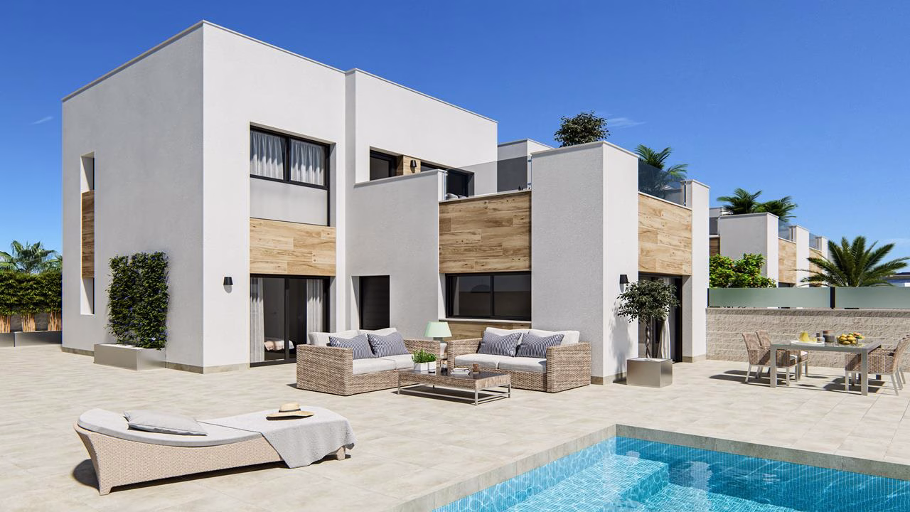 WV2600_3 Bedrooms Modern New Build Villa with Pool, Off-Road Parking and Solarium_LA MARINA, SAN FULGENCIO | White Villas in Spain WhiteVillasInSpain03 1