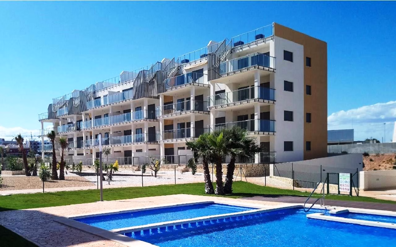 WTi2226_2 Bedrooms Modern Apartment on 2nd Floor with 3 comm. Pools, Lift Access, Parking and Sea views Terrace_VILLAMARTIN_ORIHUELA COSTA | White Villas in Spain WhiteVillasInSpain05 10