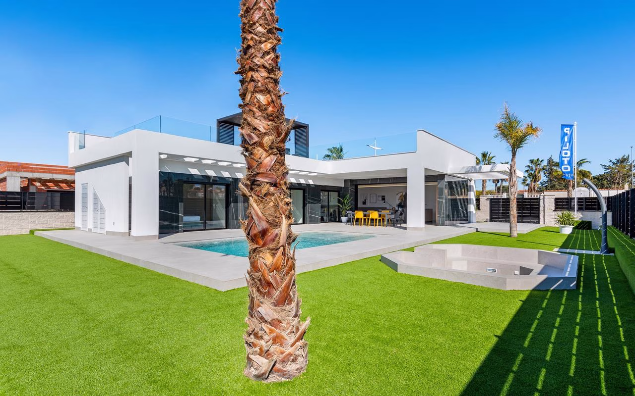 WV2602_3 Bedrooms NEW Modern Villas with Pool, Off-Road Parking and Solarium_LA FINCA GOLF_ALGORFA | White Villas in Spain WhiteVillasInSpain06 11