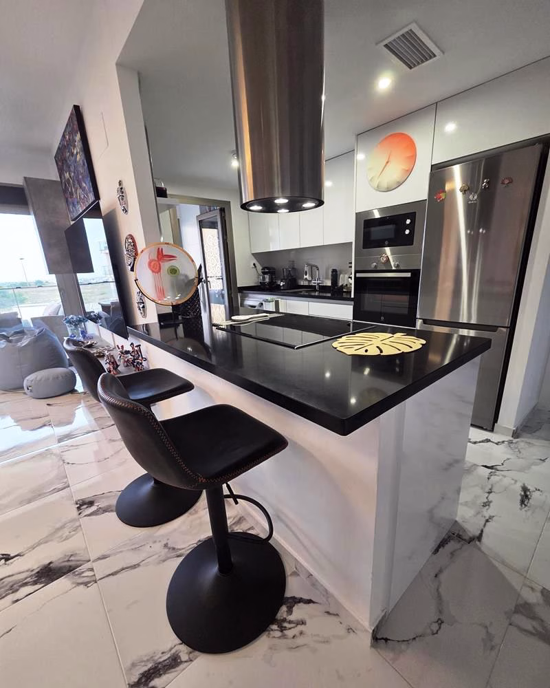 WTi2226_2 Bedrooms Modern Apartment on 2nd Floor with 3 comm. Pools, Lift Access, Parking and Sea views Terrace_VILLAMARTIN_ORIHUELA COSTA | White Villas in Spain WhiteVillasInSpain15 7