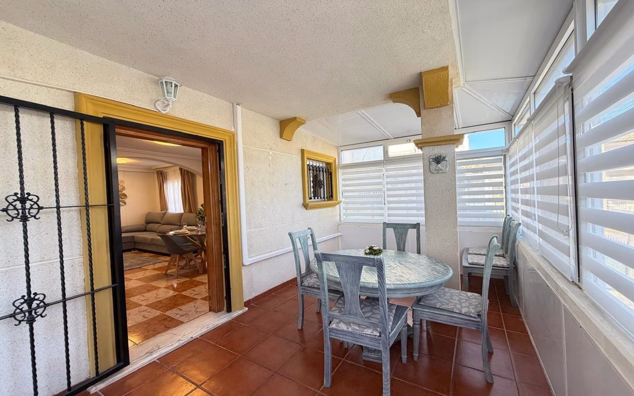 WV2604_2 Bedrooms Corner TownHouse with comm. Pool, Off-Road Parking, Glazed-In Terrace, Parking and Solarium with Sea Views_LAS FILIPINAS_VILLAMARTIN | White Villas in Spain WhiteVillasInSpain16 17