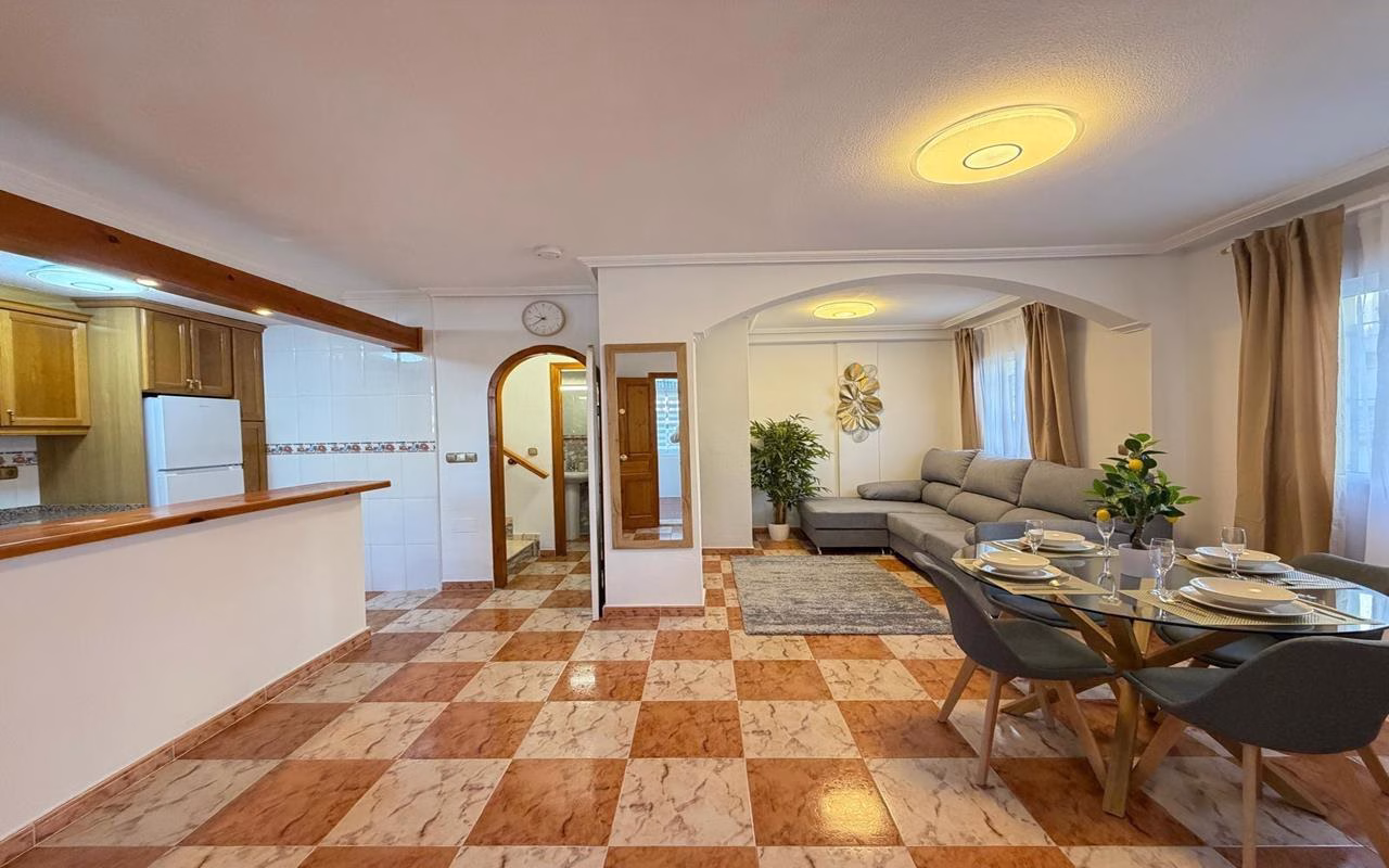 WV2604_2 Bedrooms Corner TownHouse with comm. Pool, Off-Road Parking, Glazed-In Terrace, Parking and Solarium with Sea Views_LAS FILIPINAS_VILLAMARTIN | White Villas in Spain WhiteVillasInSpain21 13
