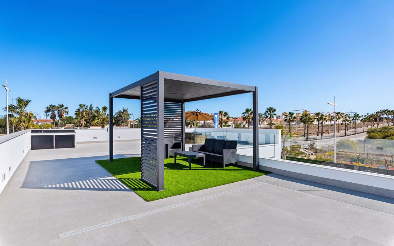 WV2602_3 Bedrooms NEW Modern Villas with Pool, Off-Road Parking and Solarium_LA FINCA GOLF_ALGORFA | White Villas in Spain WhiteVillasInSpain46 1