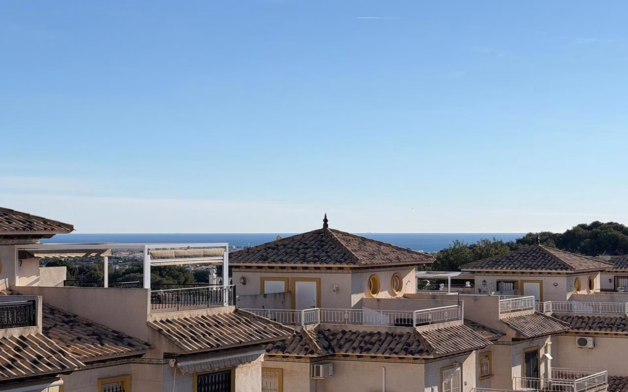 WV2604_2 Bedrooms Corner TownHouse with comm. Pool, Off-Road Parking, Glazed-In Terrace, Parking and Solarium with Sea Views_LAS FILIPINAS_VILLAMARTIN | White Villas in Spain WhiteVillasInSpain54 1