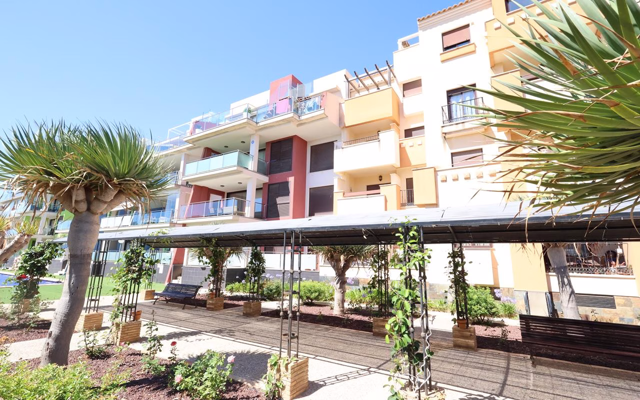 Ref: WIH3026 — LOMAS de CABO ROIG – 2 Bedrooms Apartment on 2nd Floor with comm. Pool, Sauna, Gym, Parking, Sea and Pool views Terrace | White Villas in Spain WhiteVillasInSpain01 32