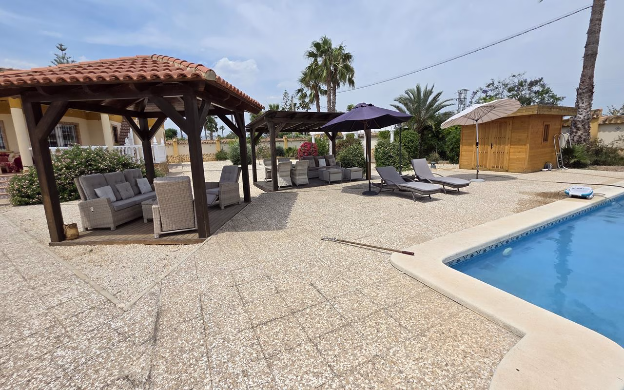 WVV5370_4 Bedrooms Country Villa with Pool, Carport, BBQ, 2 Chill-out Pergolas, Storage shed and Solarium_CATRAL | White Villas in Spain WhiteVillasInSpain11 12