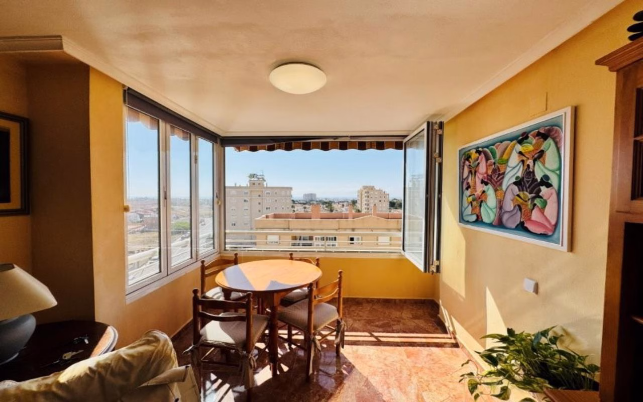 Ref: WSM1264 — TORREVIEJA – 2 Bedrooms Apartment on 8th Floor with Sea Views, Lift Access, 2 comm. Pools, Childrens playground and Parking | White Villas in Spain WhiteVillasInSpain12 27