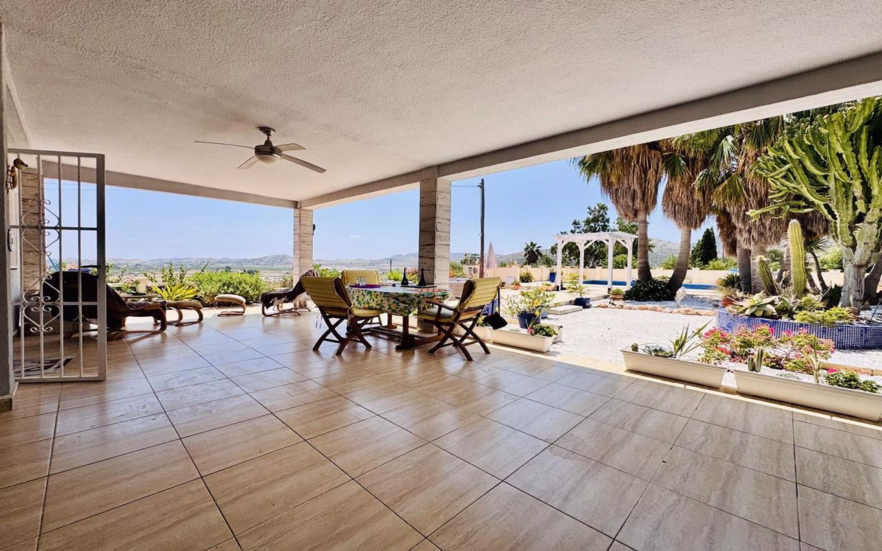 Ref: WAC0581 — ASPE – 4 Bedrooms Country Villa with Pool, Bar, BBQ, Glazed-in Lounge/Terrace and Off-Road Parking. | White Villas in Spain WhiteVillasInSpain29 10