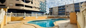 2 Bedrooms Ground Floor Apartment with comm. Pool, Glazed-in Terrace, Garage, 300m to the Beach - LA MATA
