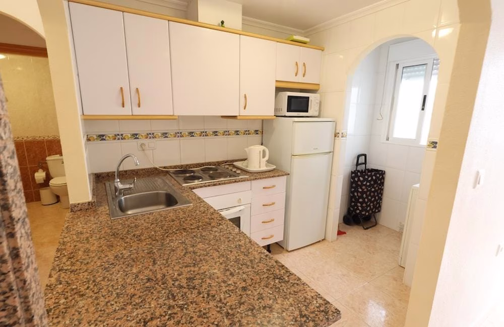 Ref: WIH3049 — TORREVIEJA – 2 Bedrooms Apartment on 4th Floor with Lift, comm. Pool and Terrace, 550m to the Beach. | White Villas in Spain WhiteVillasInSpain05 22
