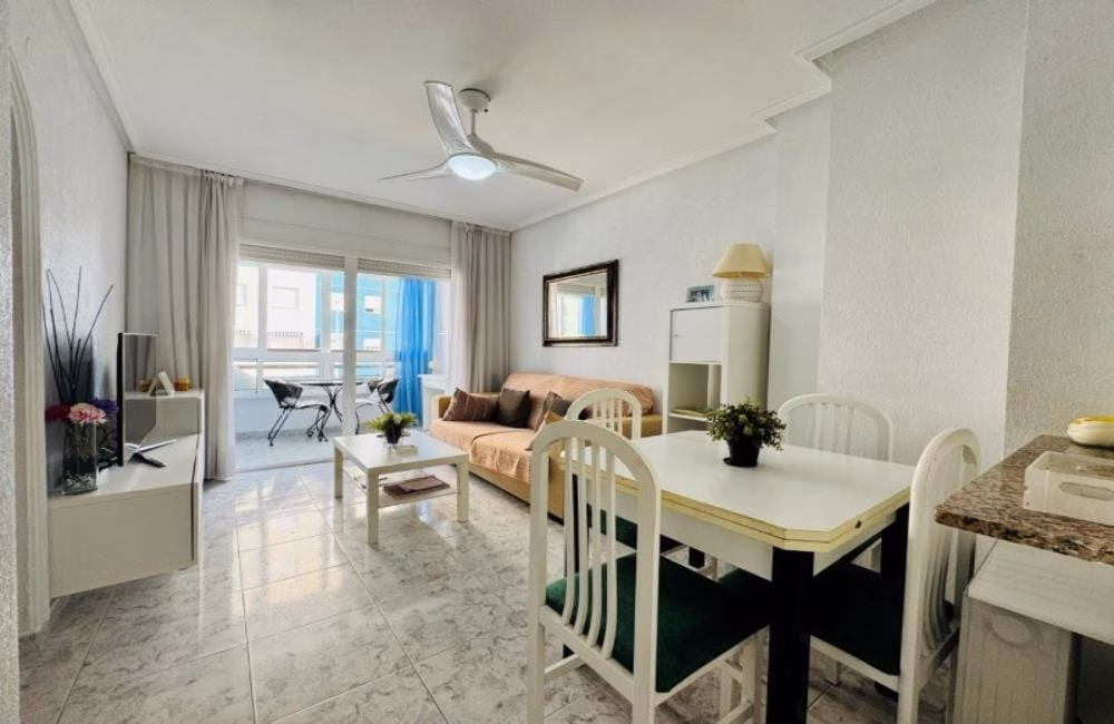 Ref: WSM1268 — LA MATA – 1 Bedroom Apartment on 2nd Floor with Lift, comm. Pool, Sea Views Terrace, Storage, 300m to the Beach. | White Villas in Spain WhiteVillasInSpain08 24