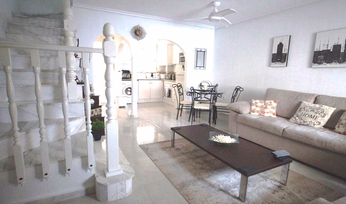 Ref: WV2623 — LA FLORIDA (Orihuela Costa) – 3 Bedrooms Town-House with comm. Pool, Terrace and Garage. | White Villas in Spain WhiteVillasInSpain08 35