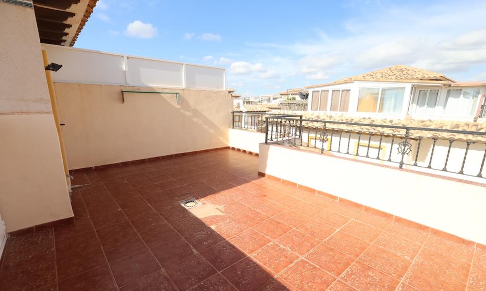 Ref: WIH3053 — PLAYA FLAMENCA – 2 Bedrooms TownHouse with comm. Pool, Parking and Solarium | White Villas in Spain WhiteVillasInSpain19 10