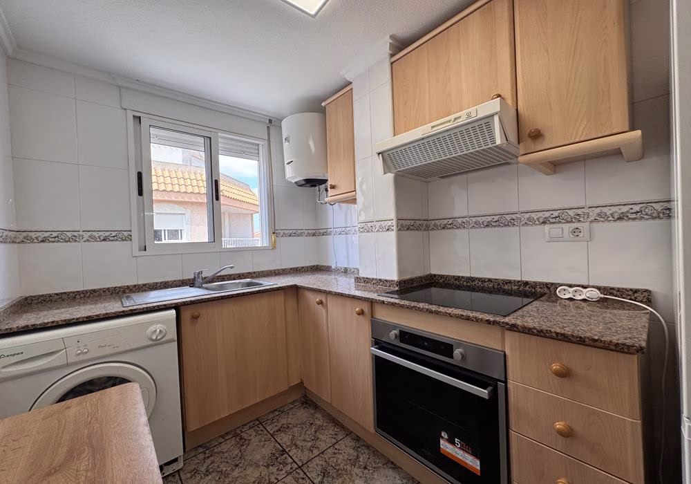 Ref: WTi3212 — TORREVIEJA (Naufragos Beach area) – 3 Bedrooms Apartment on 1st Floor with comm. Pool in Gated Residential, 100m to the Beach | White Villas in Spain WhiteVillasInSpain20 7