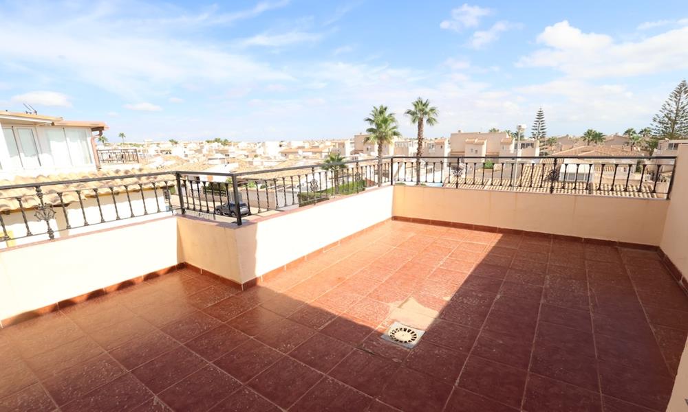 Ref: WIH3053 — PLAYA FLAMENCA – 2 Bedrooms TownHouse with comm. Pool, Parking and Solarium | White Villas in Spain WhiteVillasInSpain21 10
