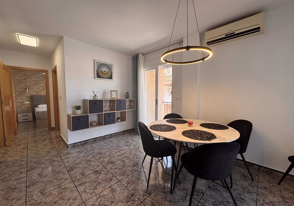 Ref: WTi3212 — TORREVIEJA (Naufragos Beach area) – 3 Bedrooms Apartment on 1st Floor with comm. Pool in Gated Residential, 100m to the Beach | White Villas in Spain WhiteVillasInSpain22 7