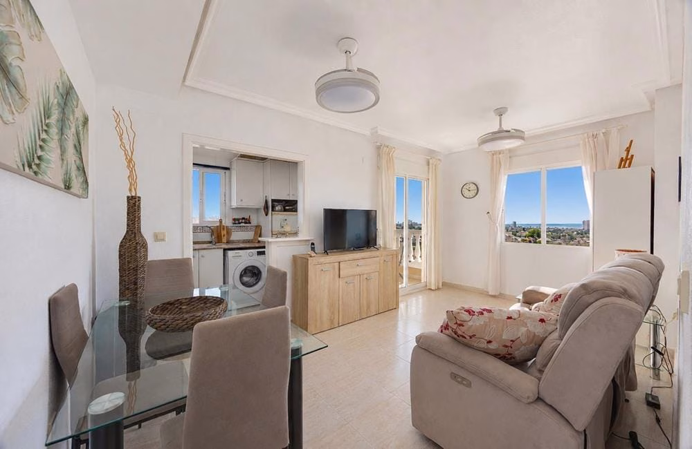 Ref: WM21044 — TORREVIEJA – 2 Bedrooms Apartment on 6th Floor with Lift, comm. Pool and Sea Views Terrace. | White Villas in Spain WhiteVillasInSpain23 19