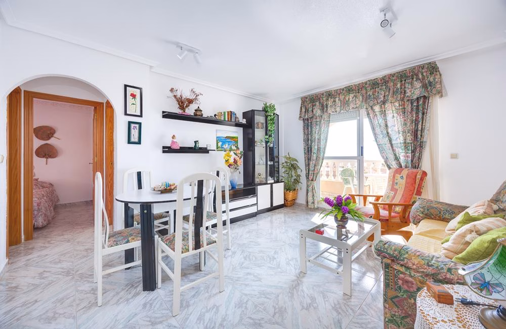 Ref: WS5426 — TORRE LA MATA (Torrevieja) – 2 Bedrooms Apartment on 3rd Floor with comm. Pool, Terrace and Sea Views, 100m to Beach. | White Villas in Spain WhiteVillasInSpain26 18
