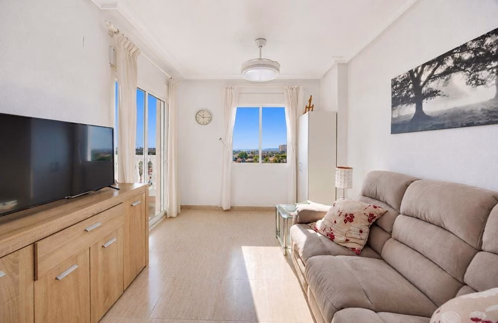 Ref: WM21044 — TORREVIEJA – 2 Bedrooms Apartment on 6th Floor with Lift, comm. Pool and Sea Views Terrace. | White Villas in Spain WhiteVillasInSpain28 13