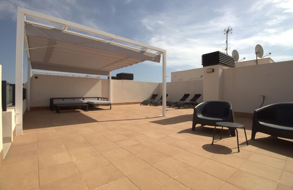 Ref: WV2622 — PLAYA FLAMENCA – 2 Bedrooms PentHouse with comm. Pool, Terrace, Solarium and Parking. | White Villas in Spain WhiteVillasInSpain32 8