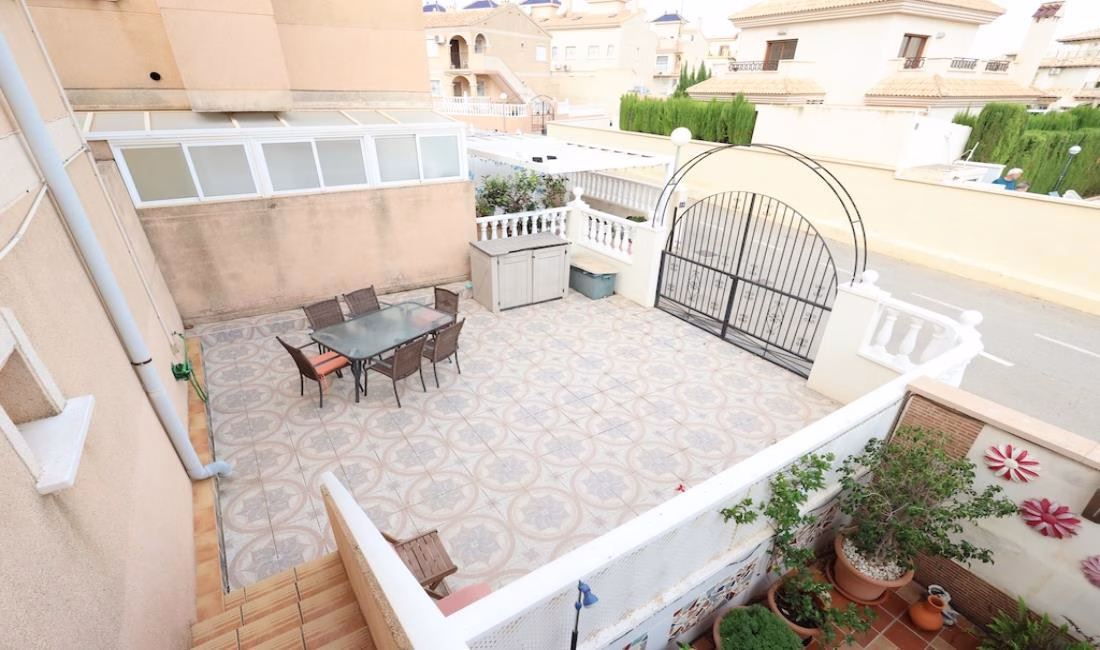 Ref: WIH3065 — LA ZENIA – 2 Bedrooms Top-Floor Apartment with comm. Pool, Off-Road Parking, Terrace and Sea Views Solarium. | White Villas in Spain WhiteVillasInSpain05 7