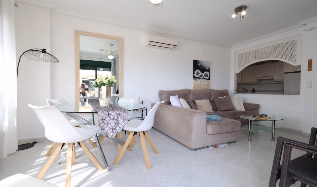 Ref: WIH3063 — LAS FILIPINAS (Orihuela Costa) – 2 Bedrooms Top Floor Apartment with Lift, comm. Pool and Sea views Terrace. | White Villas in Spain WhiteVillasInSpain06 4