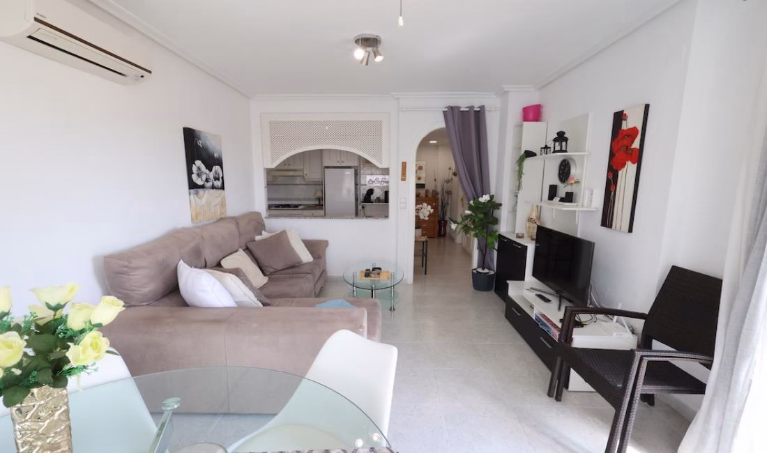 Ref: WIH3063 — LAS FILIPINAS (Orihuela Costa) – 2 Bedrooms Top Floor Apartment with Lift, comm. Pool and Sea views Terrace. | White Villas in Spain WhiteVillasInSpain07 4