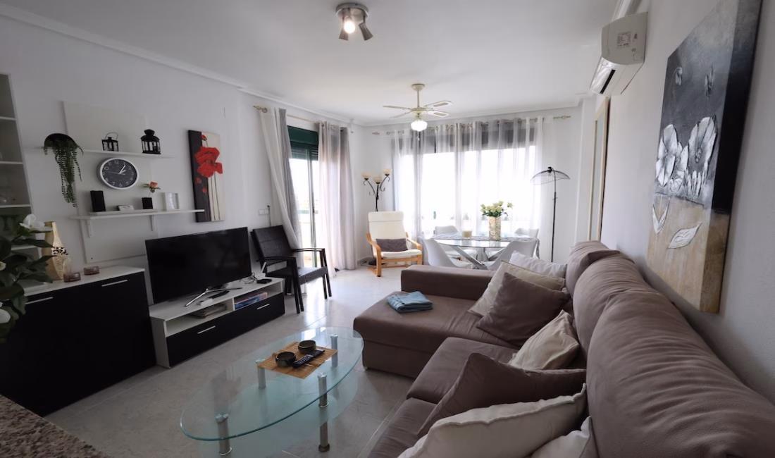 Ref: WIH3063 — LAS FILIPINAS (Orihuela Costa) – 2 Bedrooms Top Floor Apartment with Lift, comm. Pool and Sea views Terrace. | White Villas in Spain WhiteVillasInSpain08 4