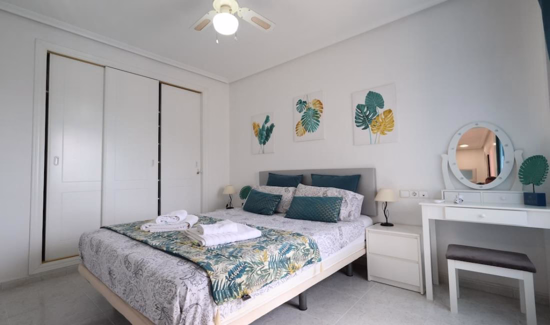 Ref: WIH3063 — LAS FILIPINAS (Orihuela Costa) – 2 Bedrooms Top Floor Apartment with Lift, comm. Pool and Sea views Terrace. | White Villas in Spain WhiteVillasInSpain12 4