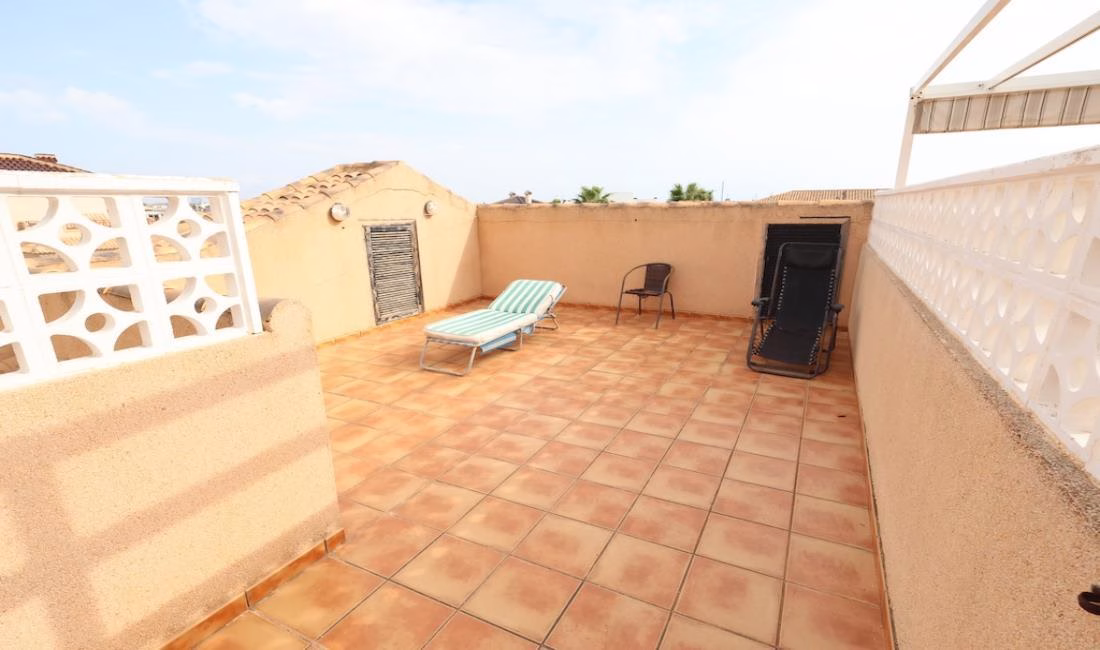 Ref: WIH3065 — LA ZENIA – 2 Bedrooms Top-Floor Apartment with comm. Pool, Off-Road Parking, Terrace and Sea Views Solarium. | White Villas in Spain WhiteVillasInSpain17 6