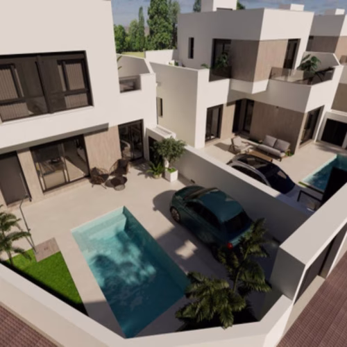 3 Bedrooms NEW Build Detached Villas with Pool, Off-Road Parking and Solarium_San-Fulgencio