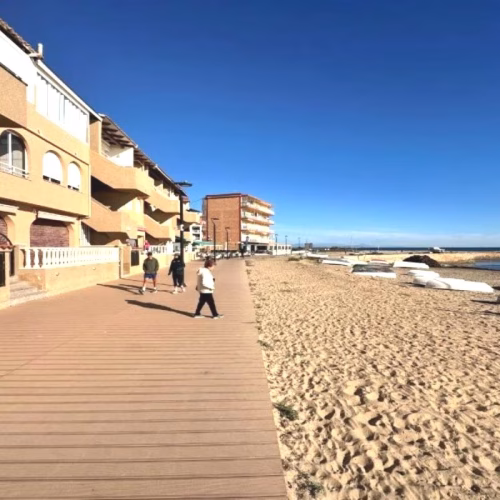 2 Bedrooms BeachFront Apartment on 1st Floor with Glazed-in Sea Views Terrace and Parking space_LA MATA_TORREVIEJA