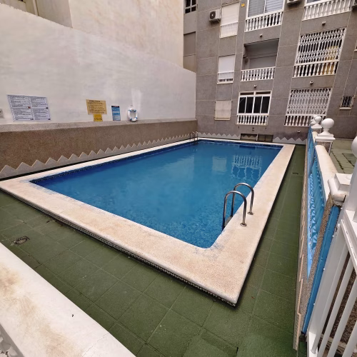 3 Bedrooms Penthouse Apartment with comm. Pool and 50m2 Terrace, 180m to the Beach_TORREVIEJA