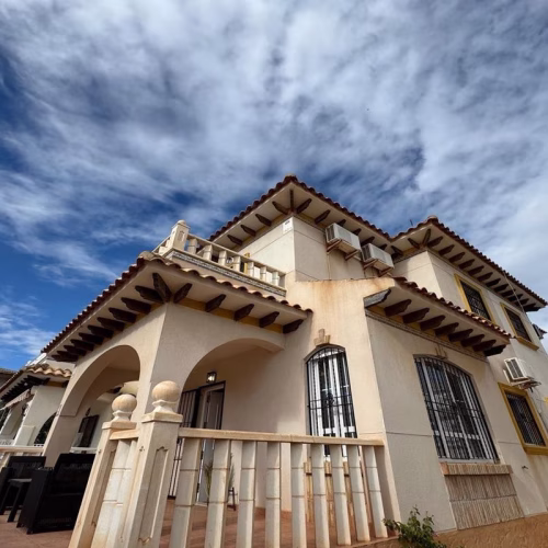 2 Bedrooms TownHouse with comm. Pool, Off-Road Parking and Sea Views Solarium_LA ZENIA_TORREZENIA_ORIHUELA COSTA