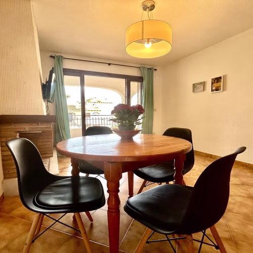 2 Bedrooms Apartment on 1st Floor with comm. Pool in gated Residential Complex, 500m to the Beach_CABO ROIG