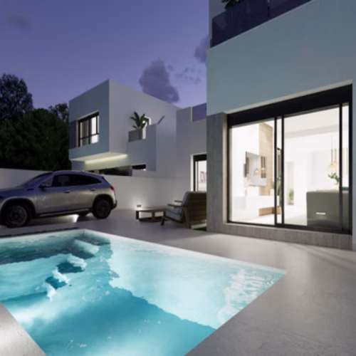 3 Bedrooms NEW Build Detached Villas with Pool, Off-Road Parking and Solarium_San-Fulgencio
