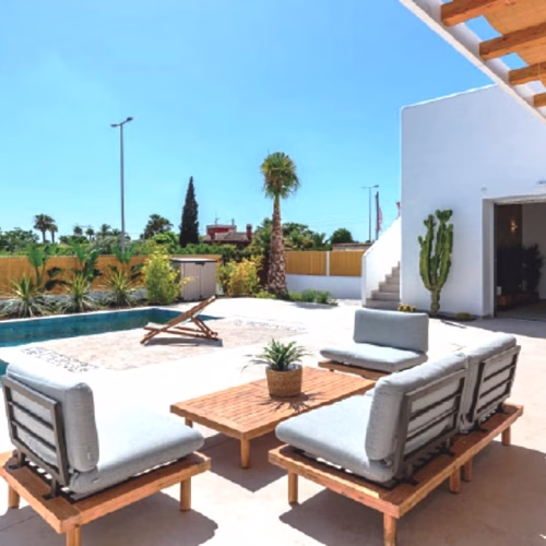 3 Bedrooms New Build Ibizan style Villa with Pool, Parking and Solarium_DOLORES
