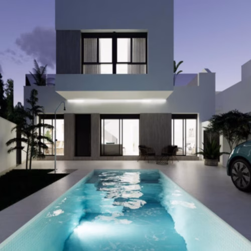 3 Bedrooms NEW Build Detached Villas with Pool, Off-Road Parking and Solarium_San-Fulgencio