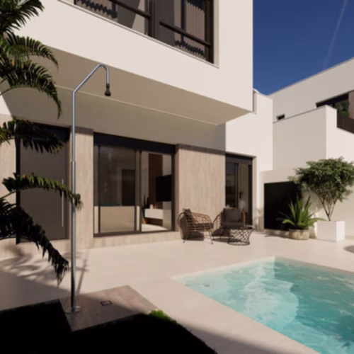 3 Bedrooms NEW Build Detached Villas with Pool, Off-Road Parking and Solarium_San-Fulgencio