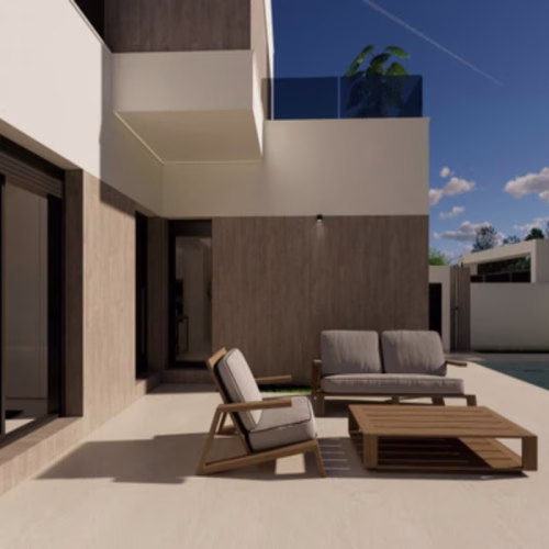 3 Bedrooms NEW Build Detached Villas with Pool, Off-Road Parking and Solarium_San-Fulgencio