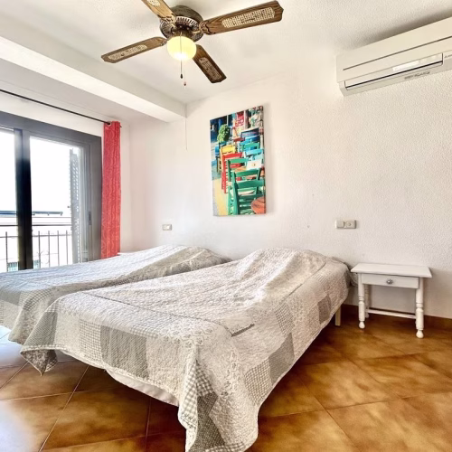 2 Bedrooms Apartment on 1st Floor with comm. Pool in gated Residential Complex, 500m to the Beach_CABO ROIG